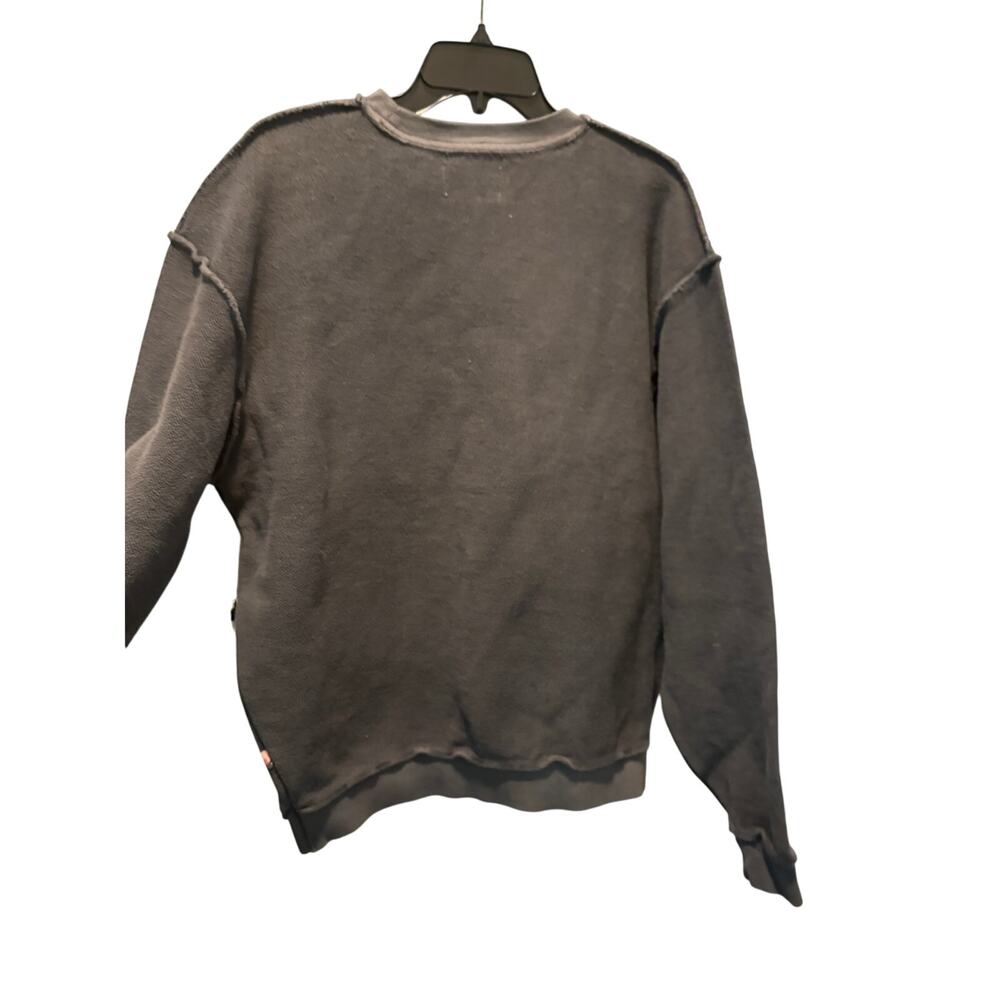 REVOLVE Charcoal Gray 'HONOR The GIFT' Crewneck Sweatshirt - Picture 2 of 3